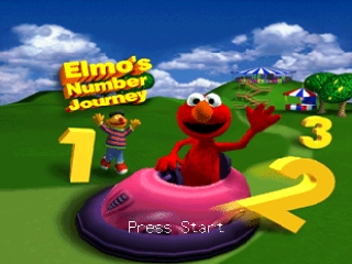 Elmo's Number Journey (USA) Title Screen